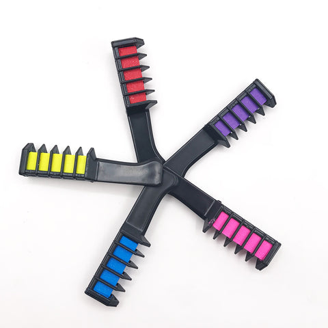 Dye Hair Color Chalk With Comb