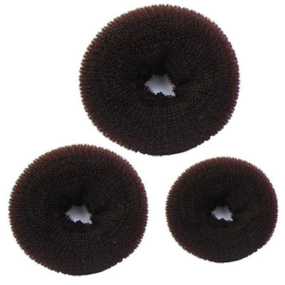 Sponge Women Hair Bun Ring